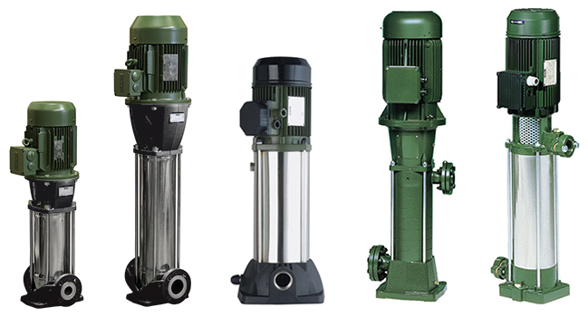Популярные серии центробежных насосов Dab