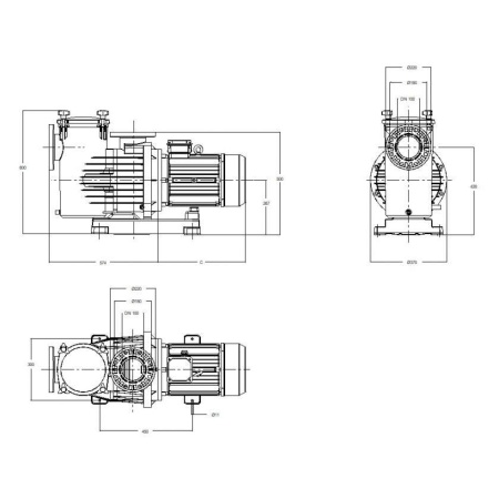 Насос для бассейнов DAB Europro 1500 T, 60169142