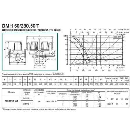 Циркуляционный насос DAB DMH 60/280.50 T, 505933622